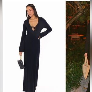 NWT Show Me Your Mumu Black Maxi Sweater Dress